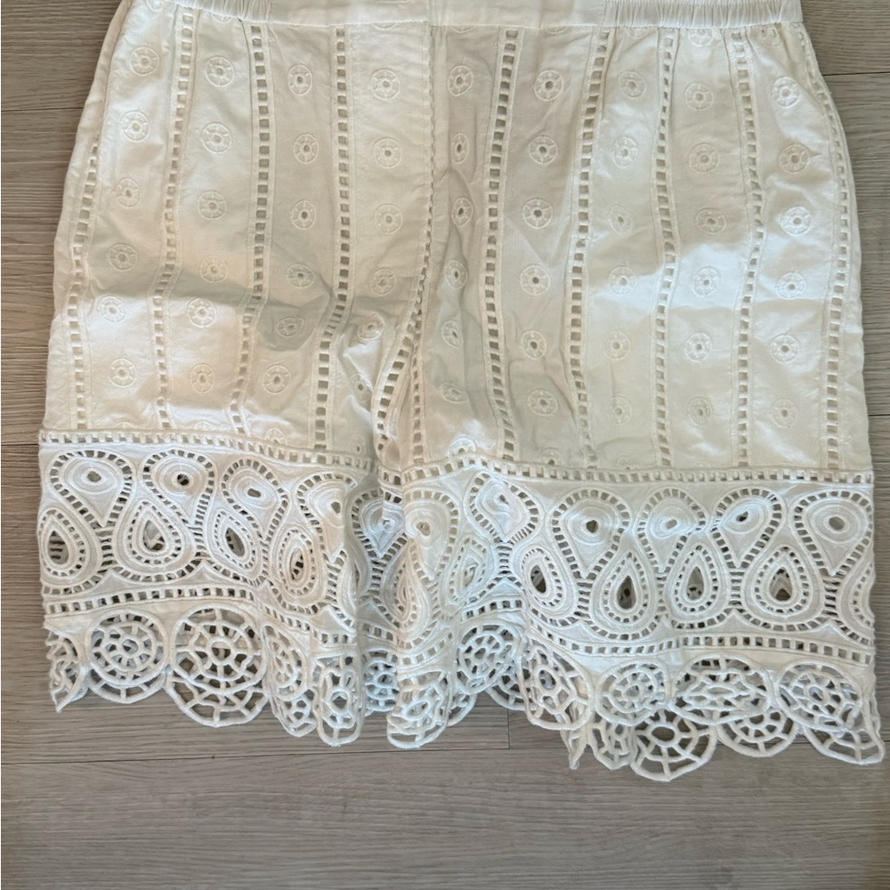 Opening Ceremony White Textured Shorts